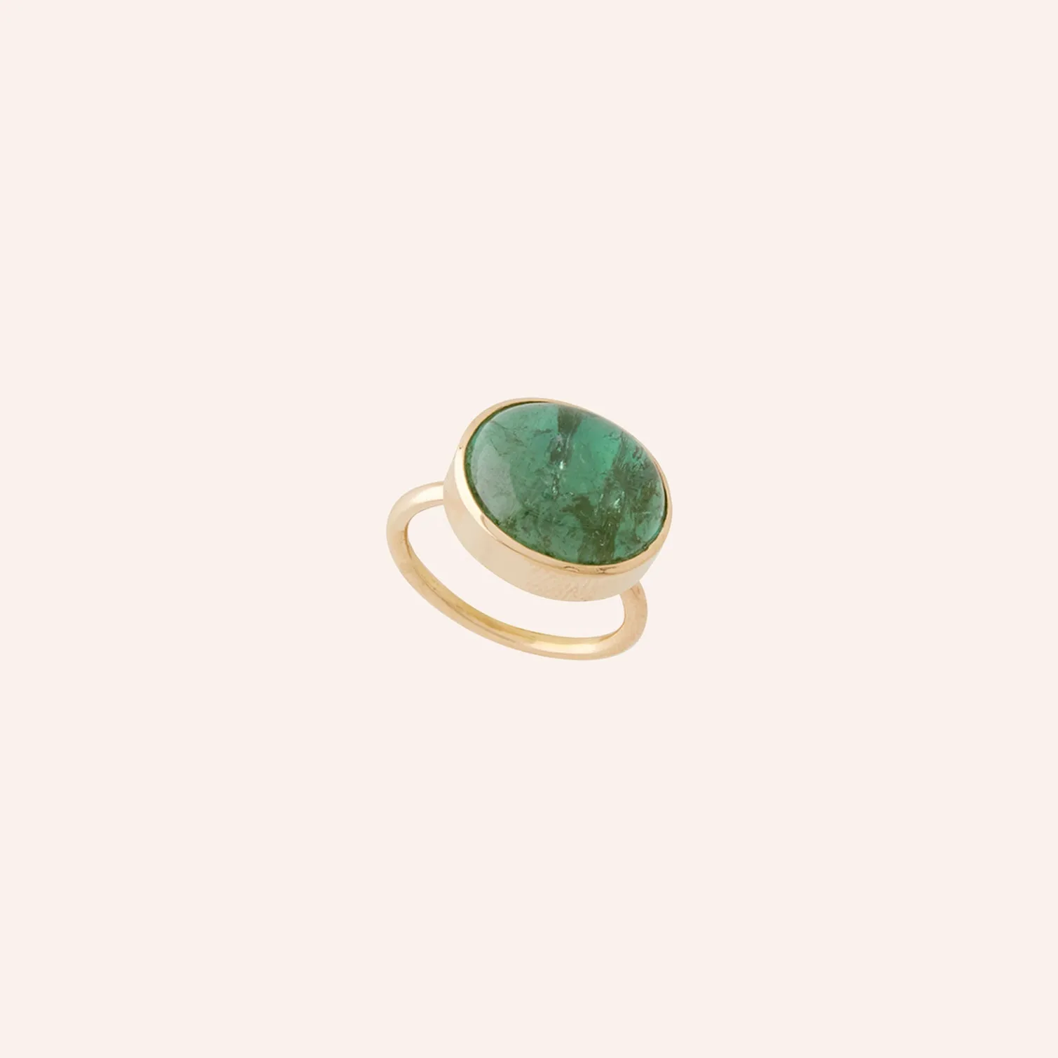 18K Candy Green Tourmaline Affinity Ring