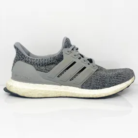 Adidas Mens UltraBoost 4.0 F36156 Gray Running Shoes Sneakers Size 9