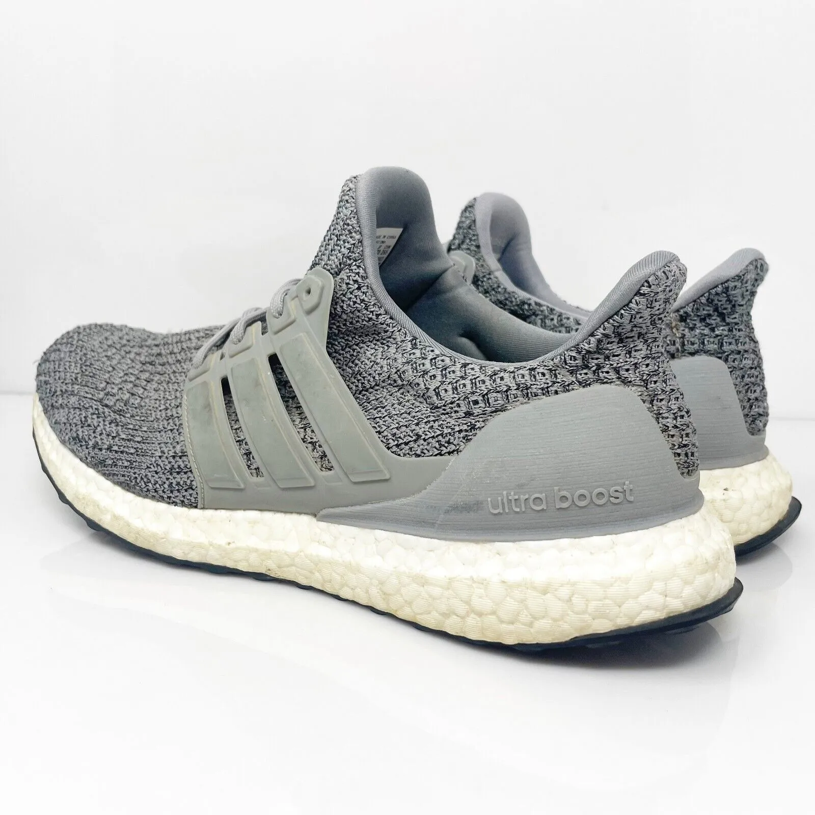 Adidas Mens UltraBoost 4.0 F36156 Gray Running Shoes Sneakers Size 9