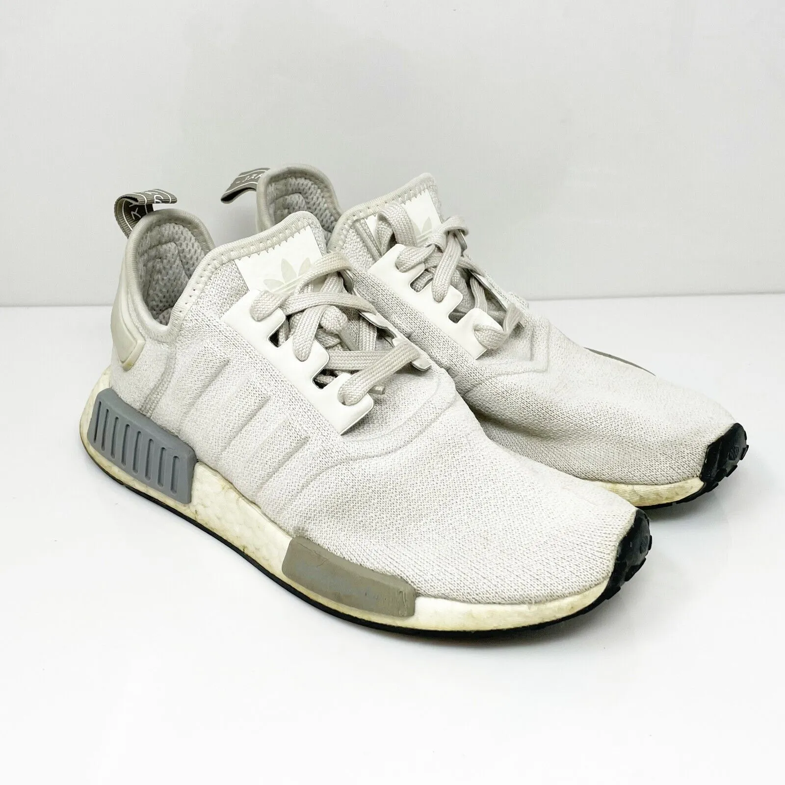 Adidas Womens NMD R1 EE5182 White Running Shoes Sneakers Size 8.5