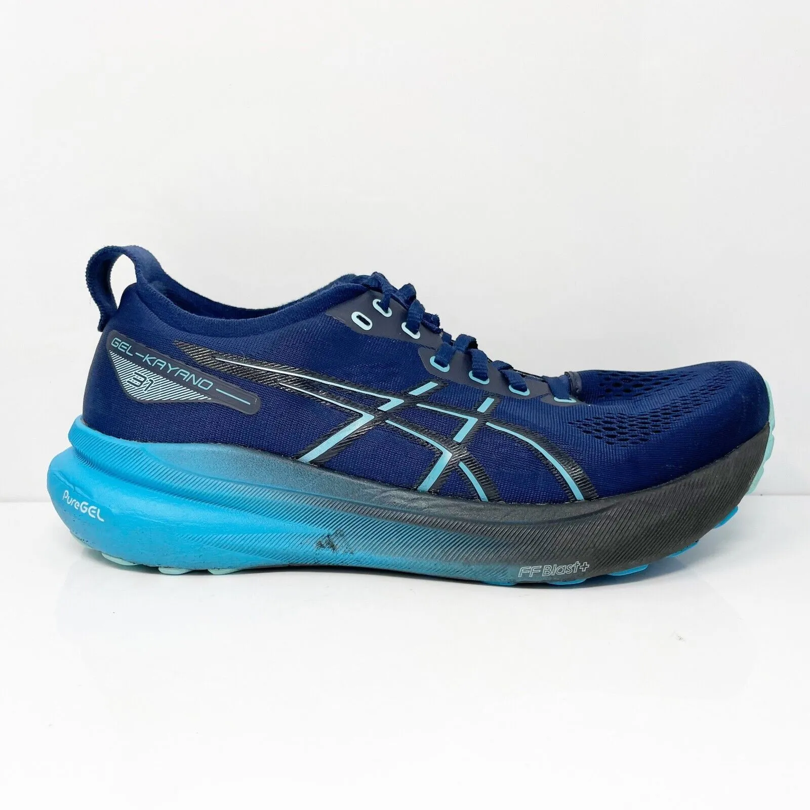 Asics Mens Gel Kayano 31 1011B867 Blue Running Shoes Sneakers Size 9.5