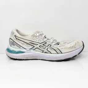 Asics Womens Gel Cumulus 23 1012A888 White Running Shoes Sneakers Size 8.5