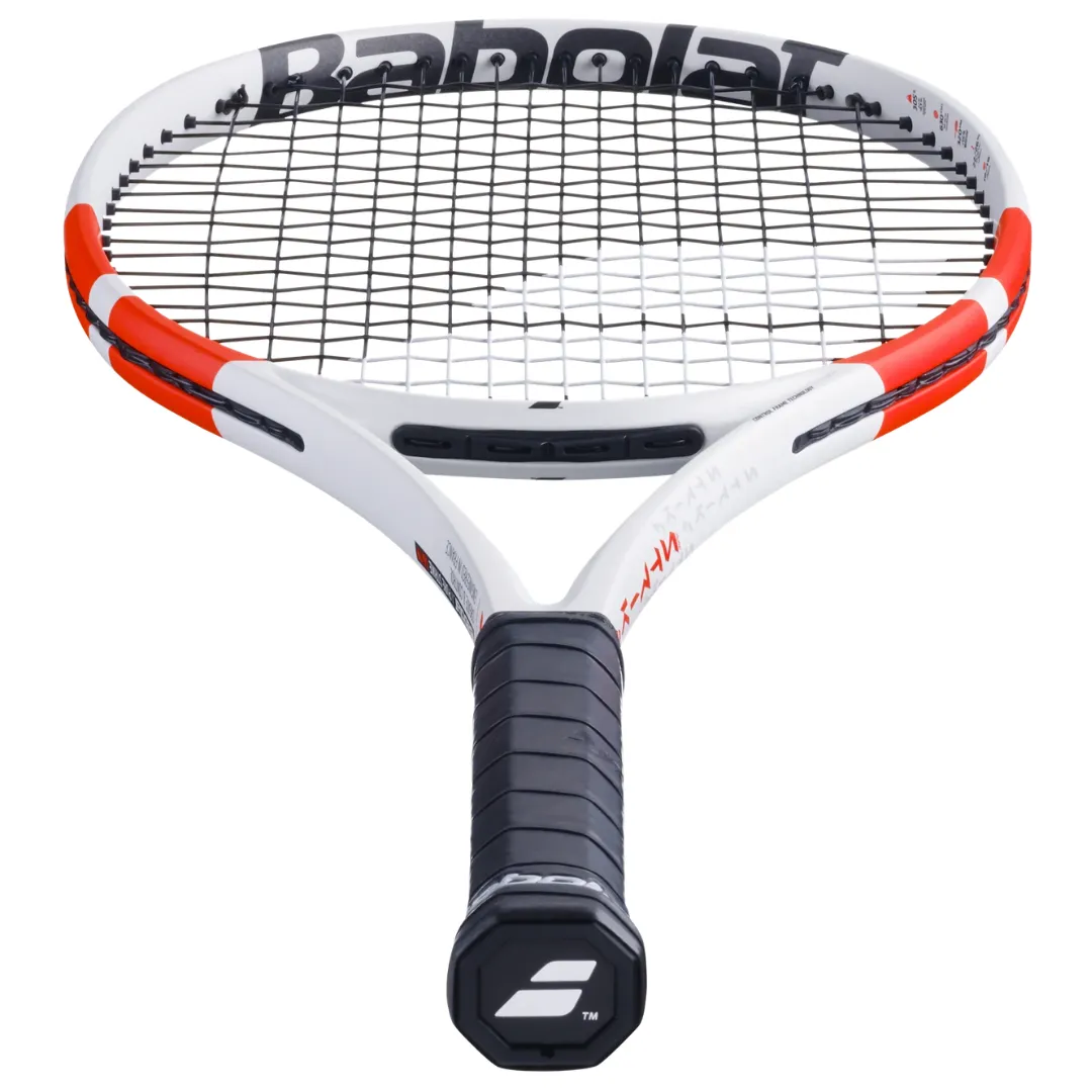 Babolat Pure Strike 98 18/20 Unstrung Tennis Racquet [White/Red/Black]