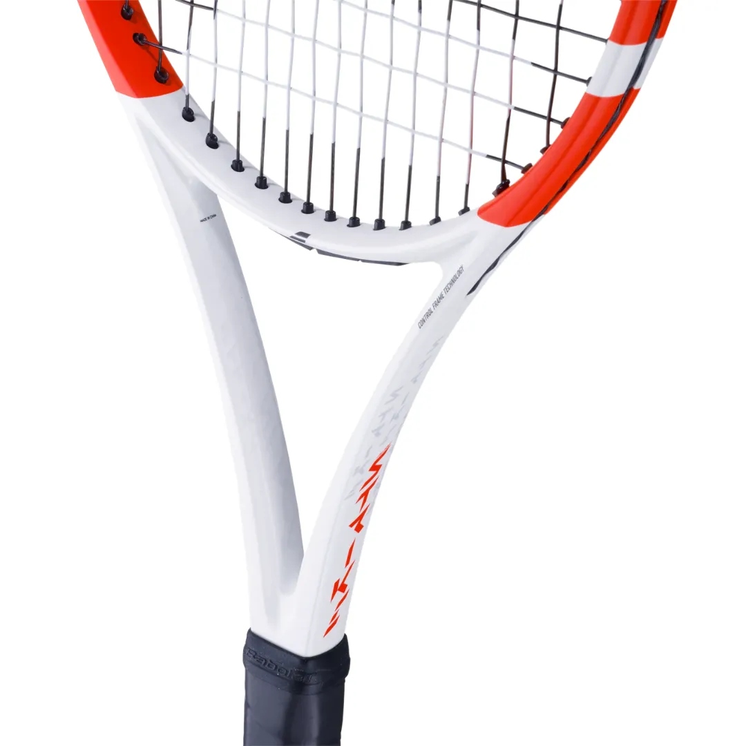 Babolat Pure Strike 98 18/20 Unstrung Tennis Racquet [White/Red/Black]