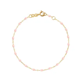 Baby Classic Gigi Baby Pink bracelet, Yellow Gold, 5.1