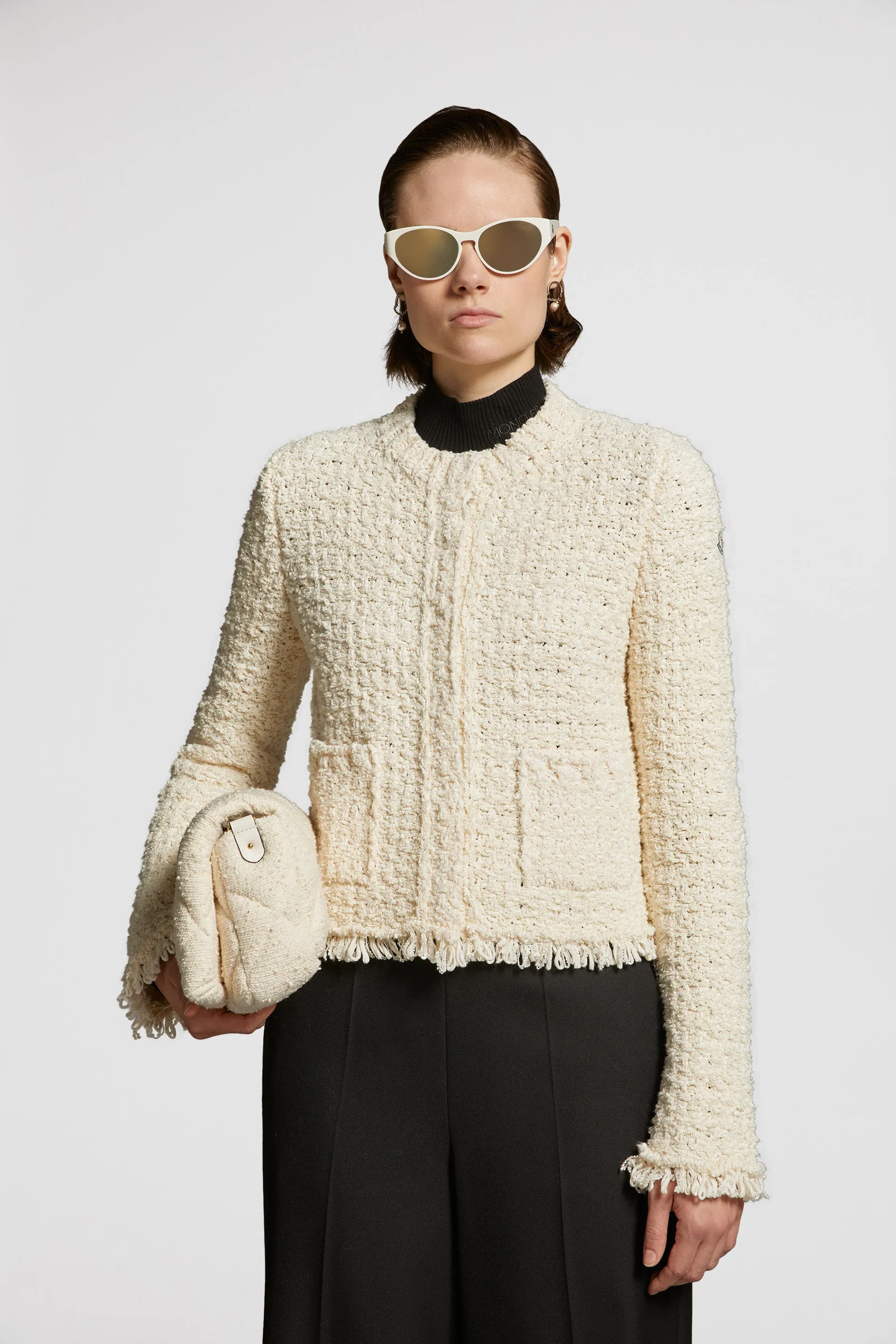 Beige Knit Cardigan