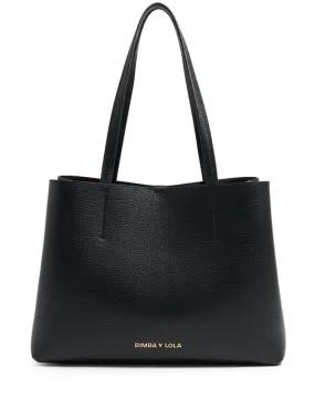 Bimba y Lola large Chihuahua tote bag - Black