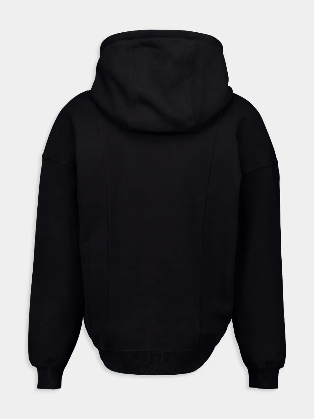 Black Half-Zip Hoodie