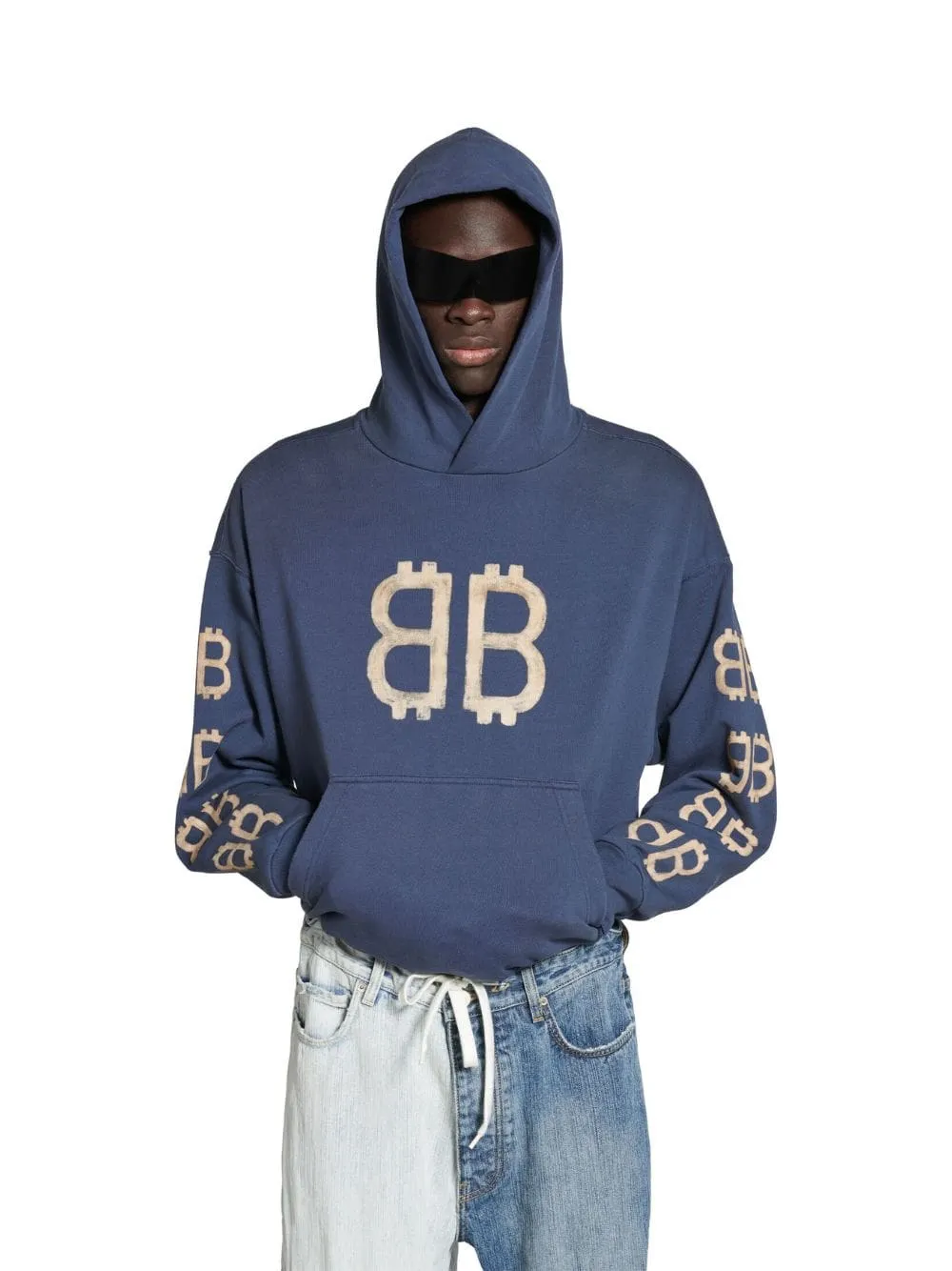 Blue Crypto Hoodie