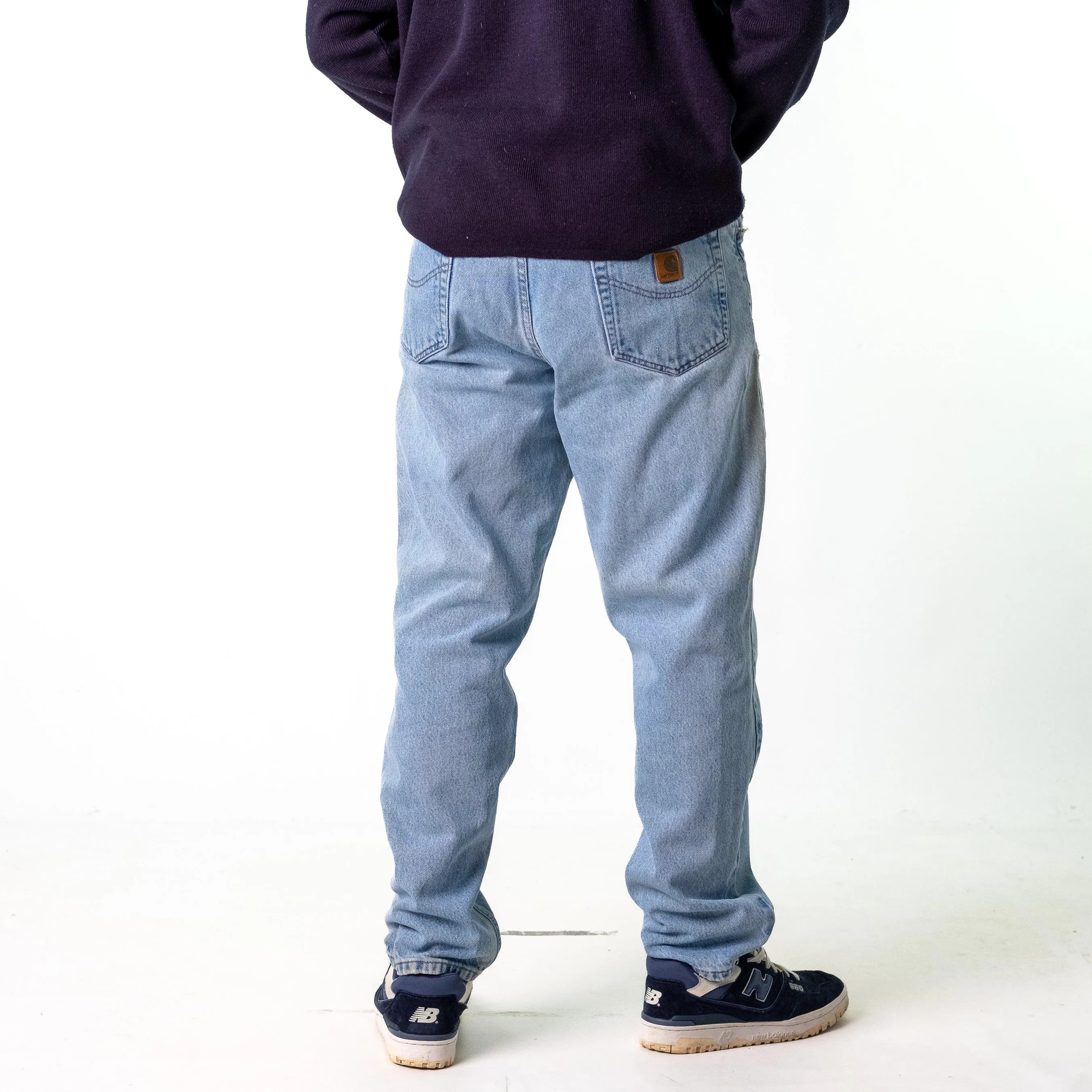 Blue Denim 90s Carhartt  Cargo Skater Trousers Pants Jeans (36x32)