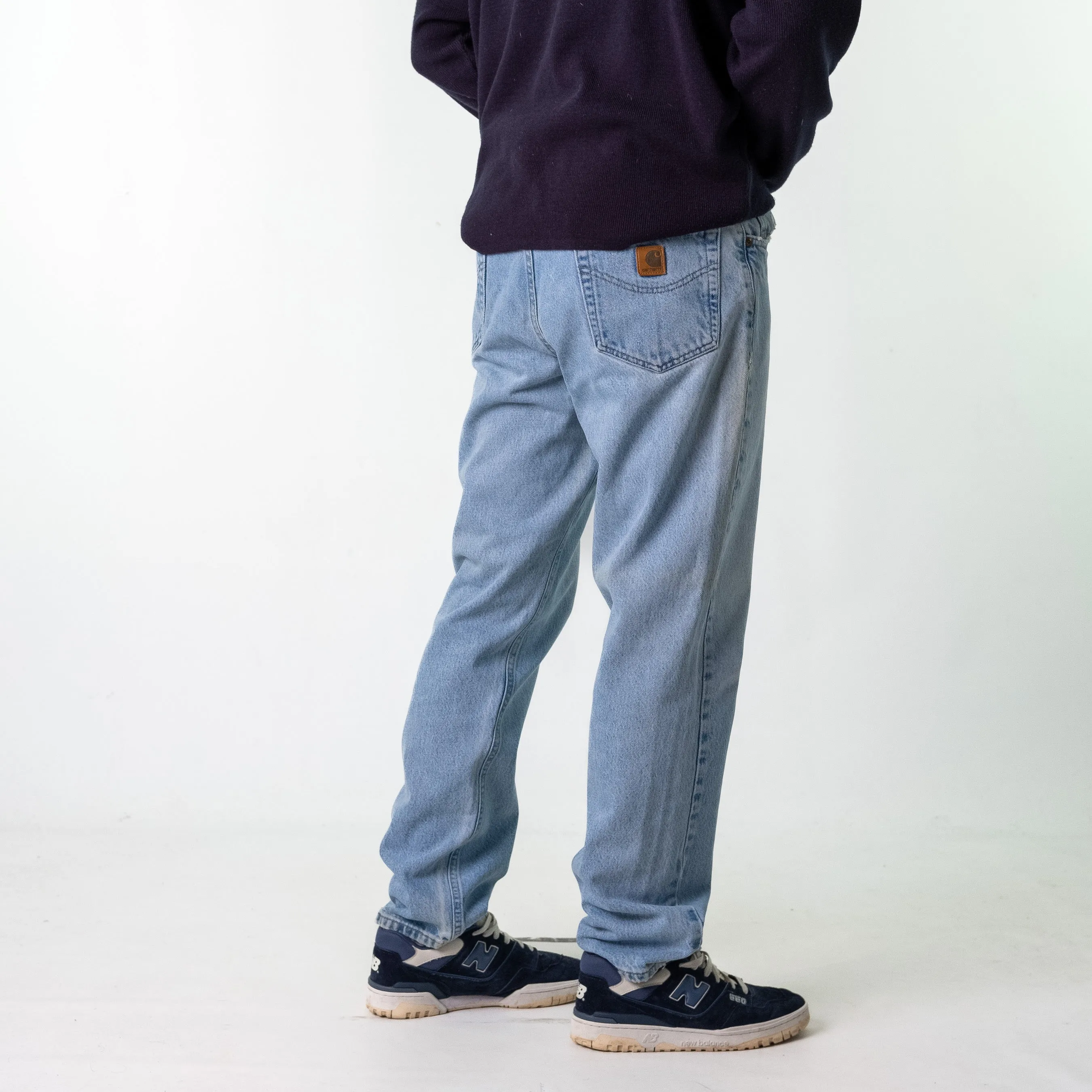 Blue Denim 90s Carhartt  Cargo Skater Trousers Pants Jeans (36x32)