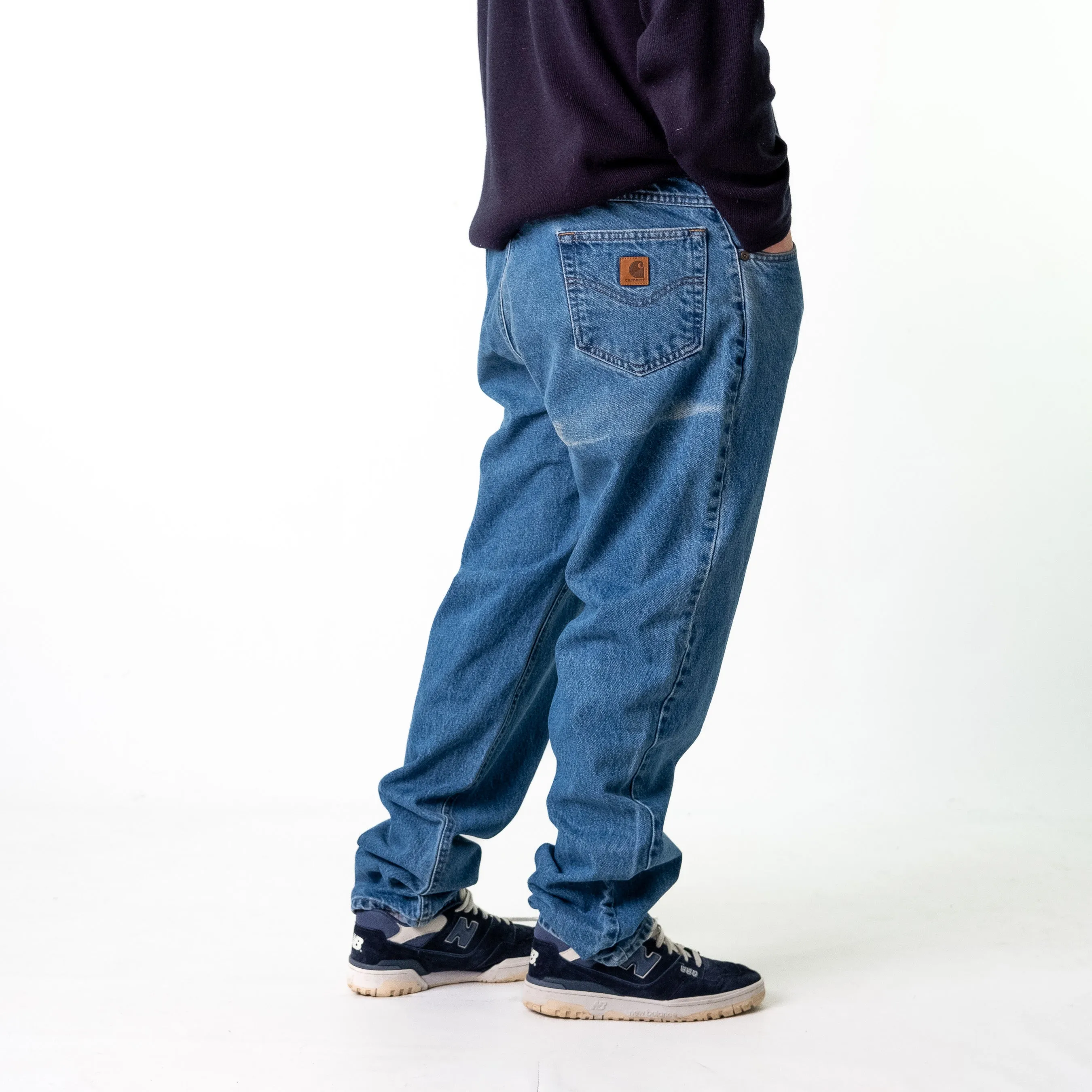 Blue Denim 90s Carhartt  Cargo Skater Trousers Pants Jeans (40x34)