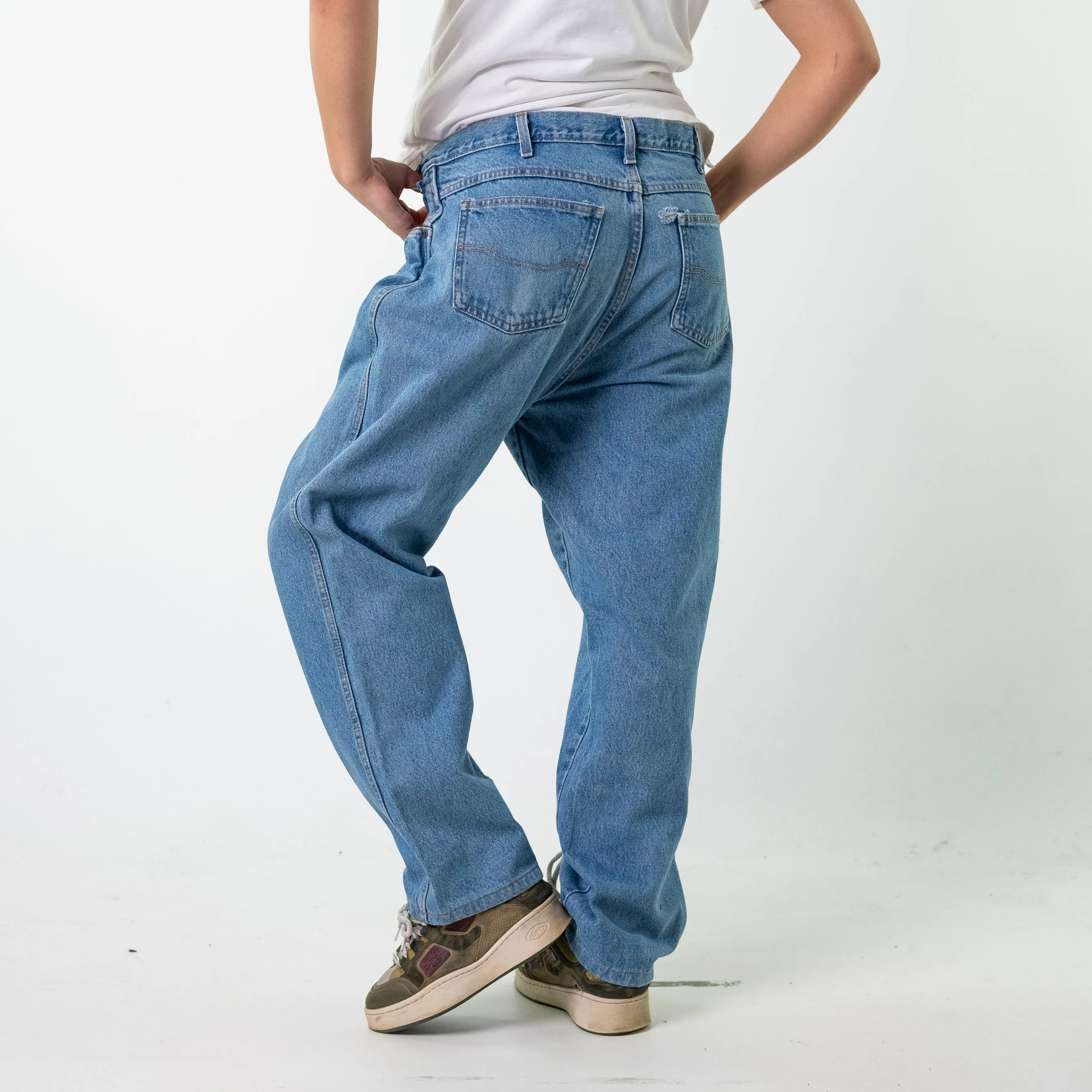 Blue Denim 90s Dickies  Cargo Skater Trousers Pants Jeans (38x30)