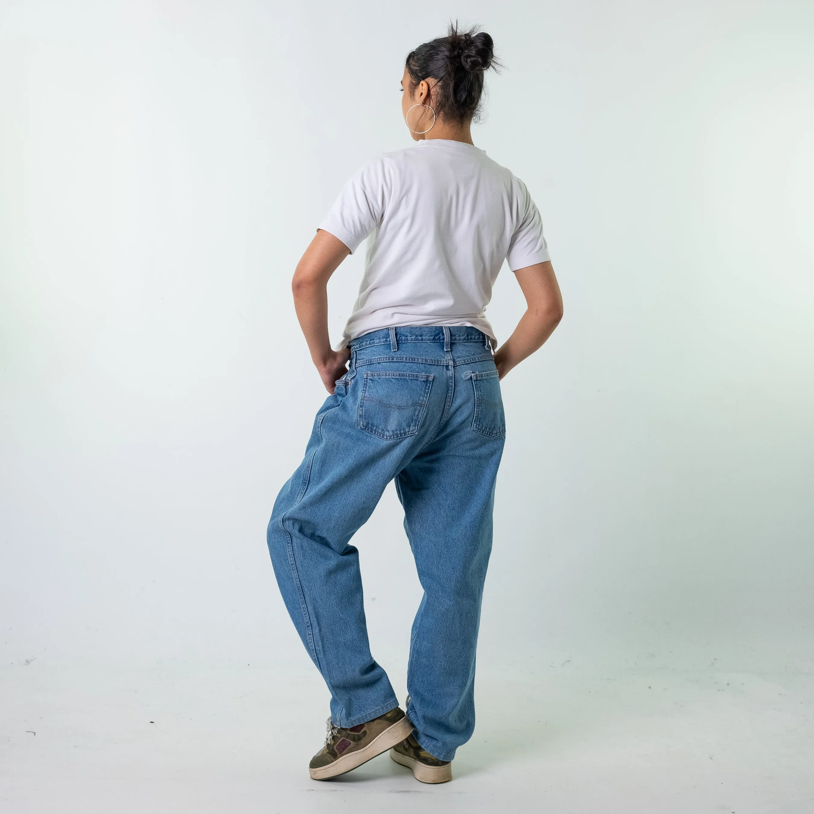 Blue Denim 90s Dickies  Cargo Skater Trousers Pants Jeans (38x30)