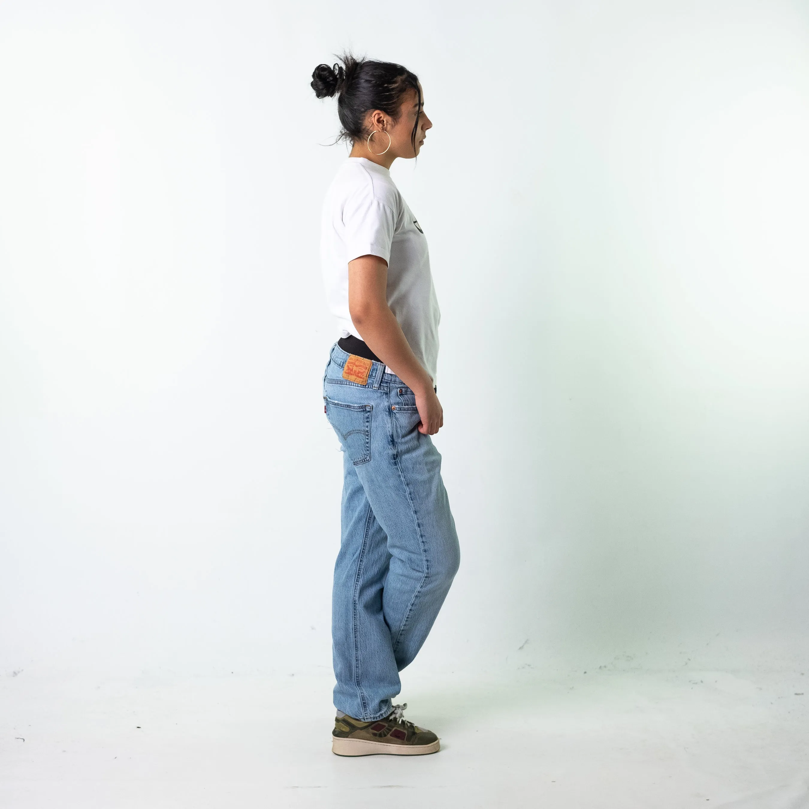 Blue Denim 90s Levi's 541 Cargo Skater Trousers Pants Jeans (34x32)