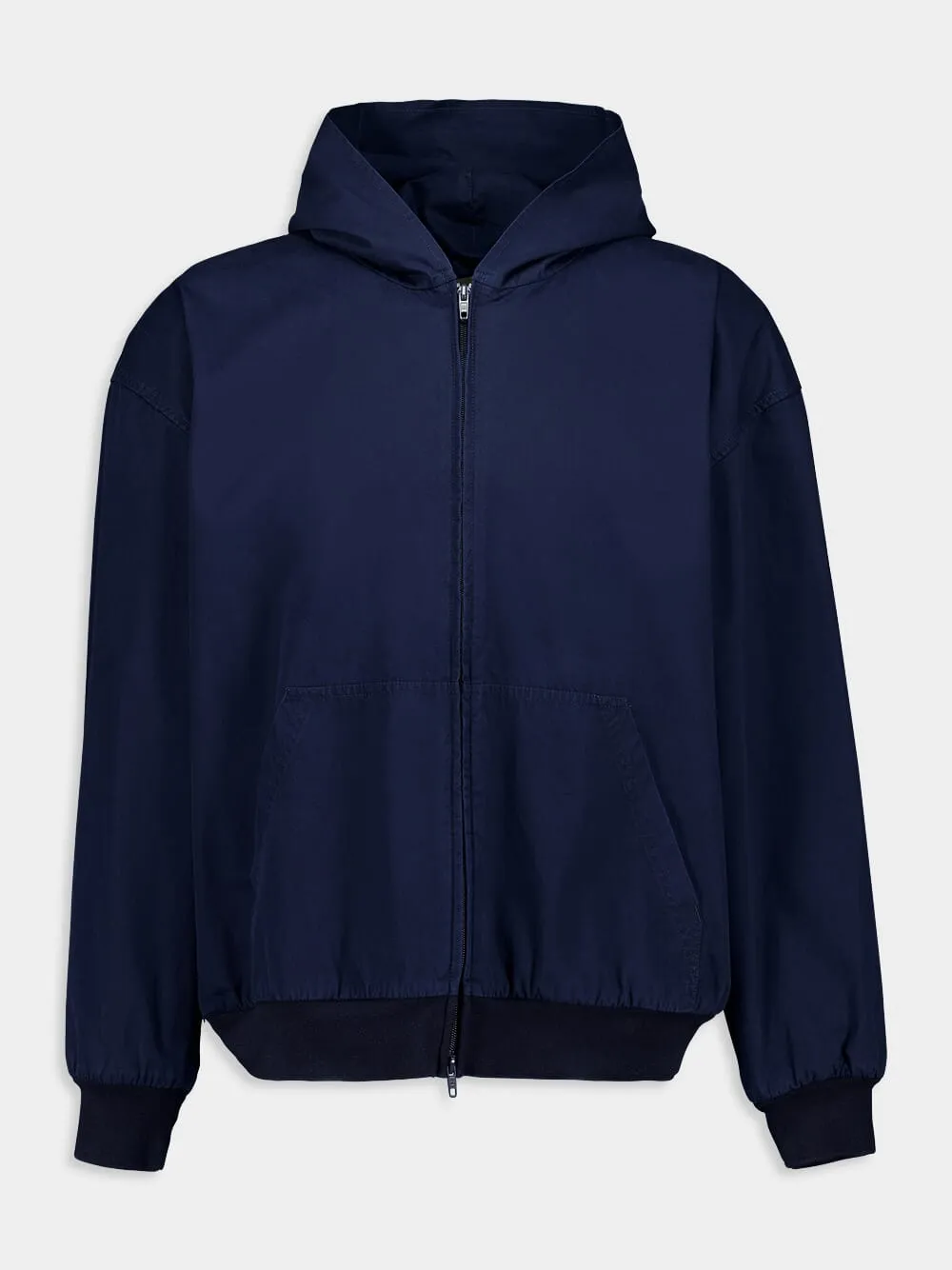 Blue Zip-Up Hoodie