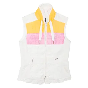 BOGNER Lightweight Womens Quilted Gilet White Colourblock S