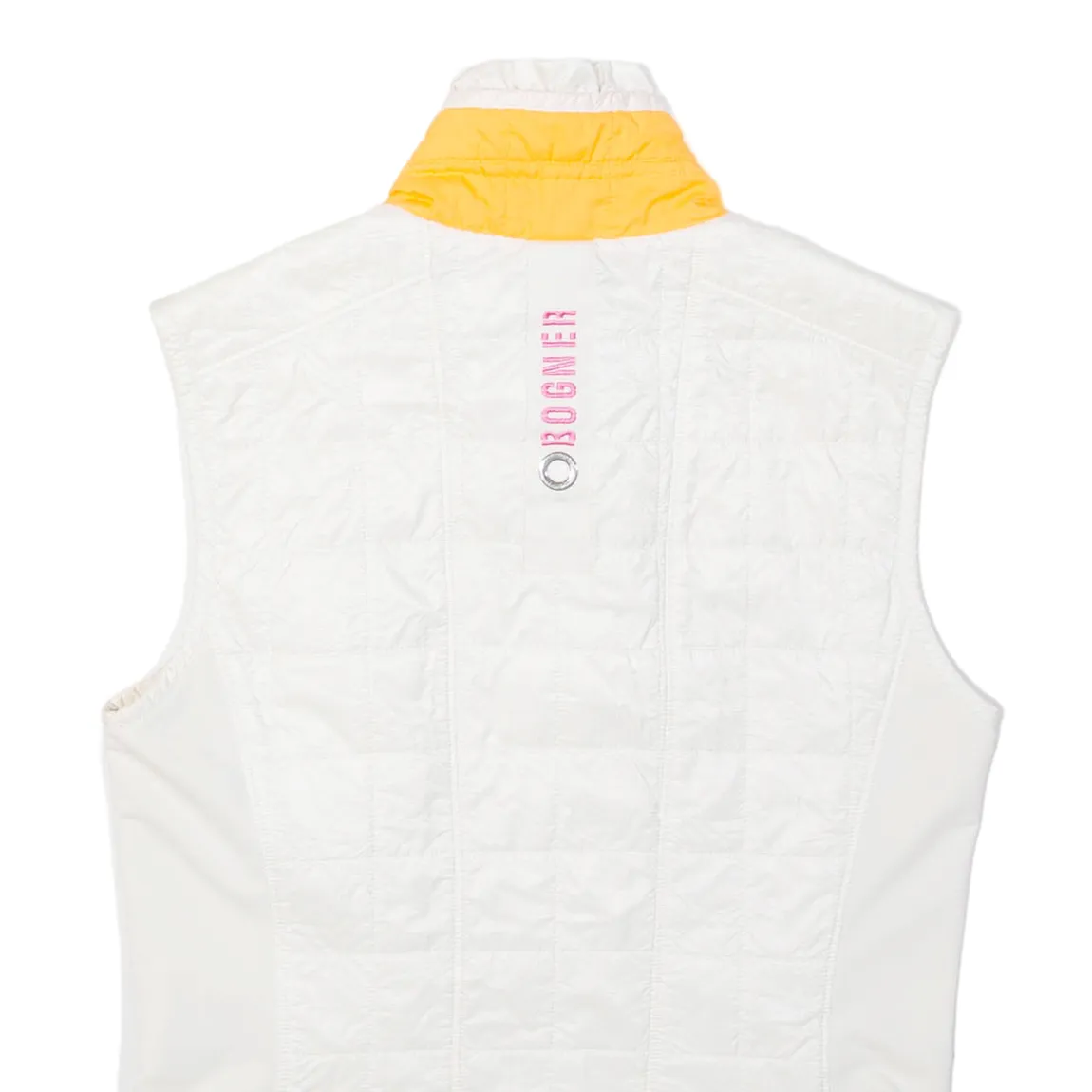 BOGNER Lightweight Womens Quilted Gilet White Colourblock S