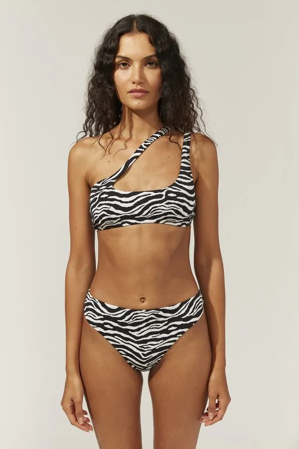 Brody Bikini Top - Zebra