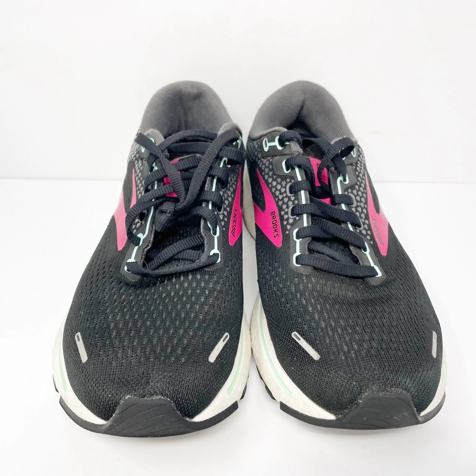 Brooks Womens Ghost 14 1203561D013 Black Running Shoes Sneakers Size 9 D