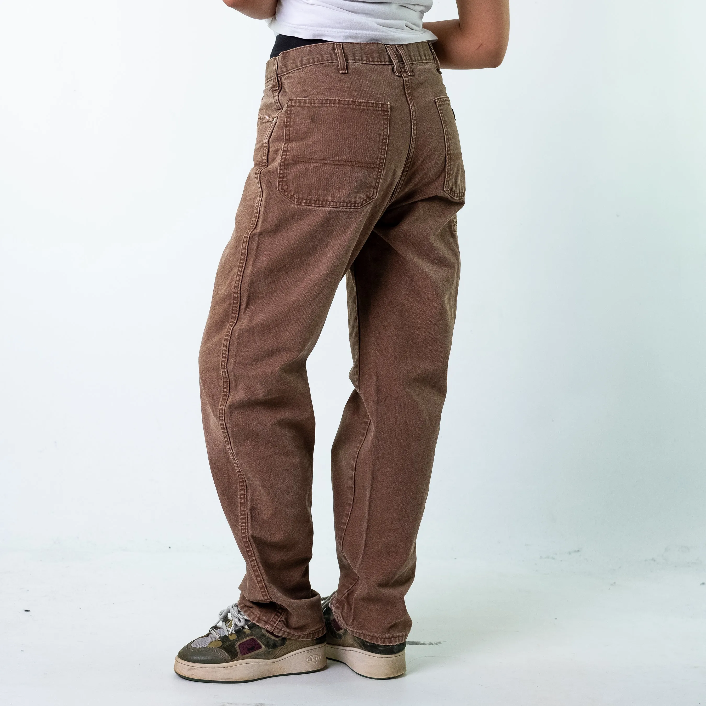 Brown 90s Dickies  Cargo Skater Trousers Pants Jeans (34x34)