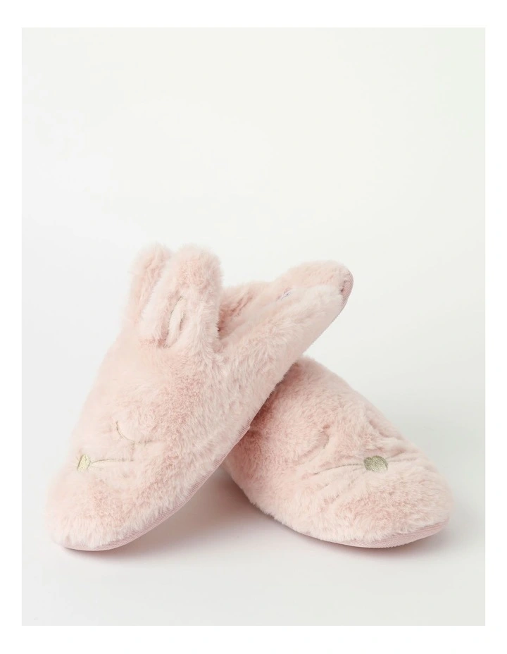 Bunny Slipper in Pink