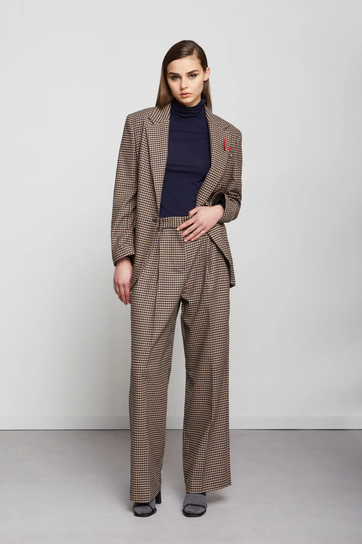 Checked jacket
