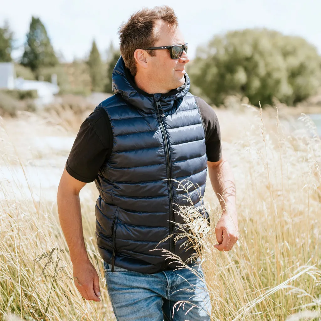 CJ - Men's 90/10 Packable Down Vest || Navy