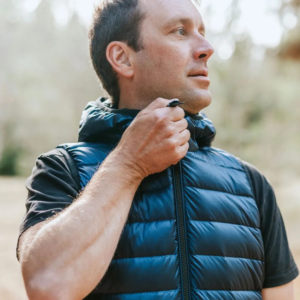 CJ - Men's 90/10 Packable Down Vest || Navy