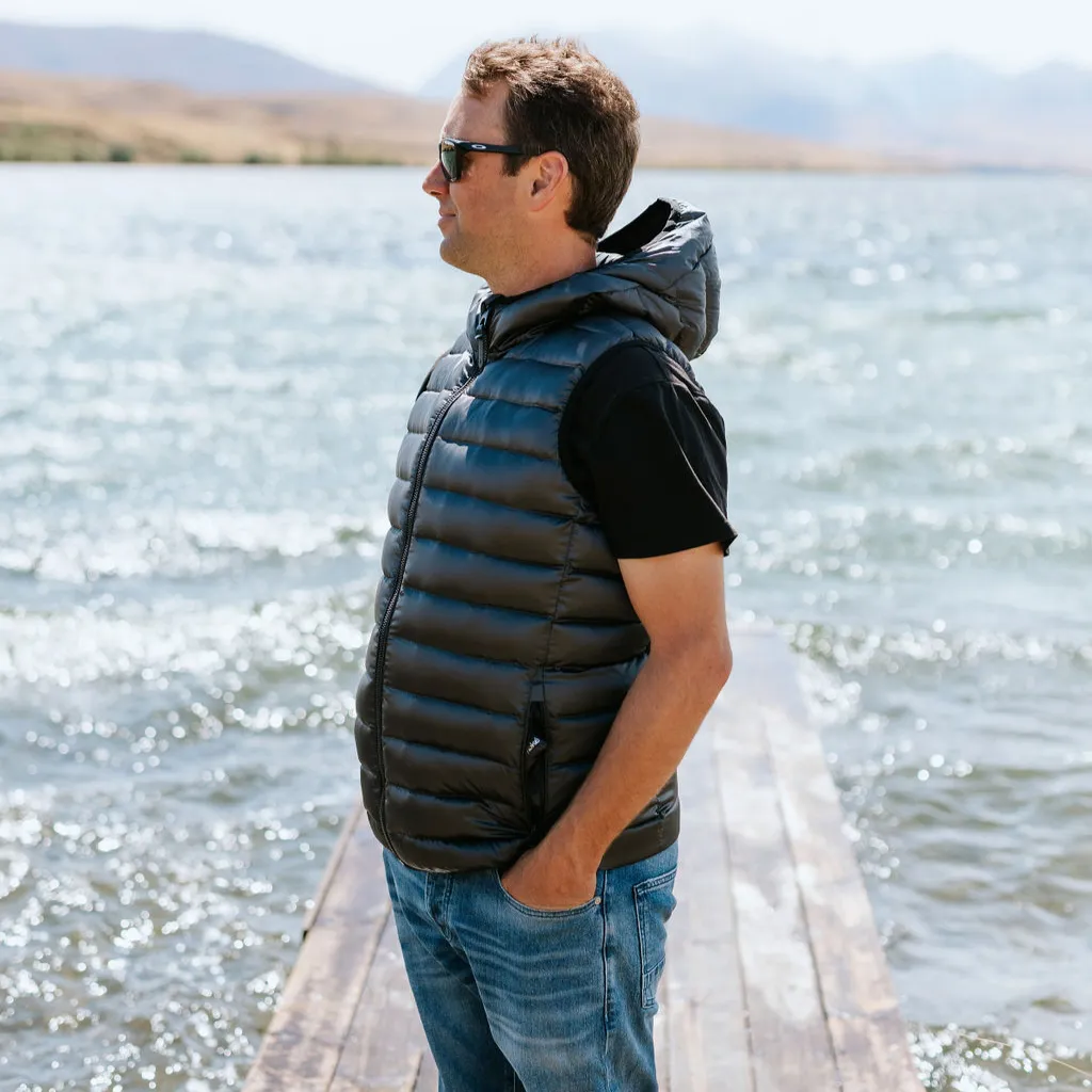 CJ - Men's 90/10 Packable Down Vest || Slate