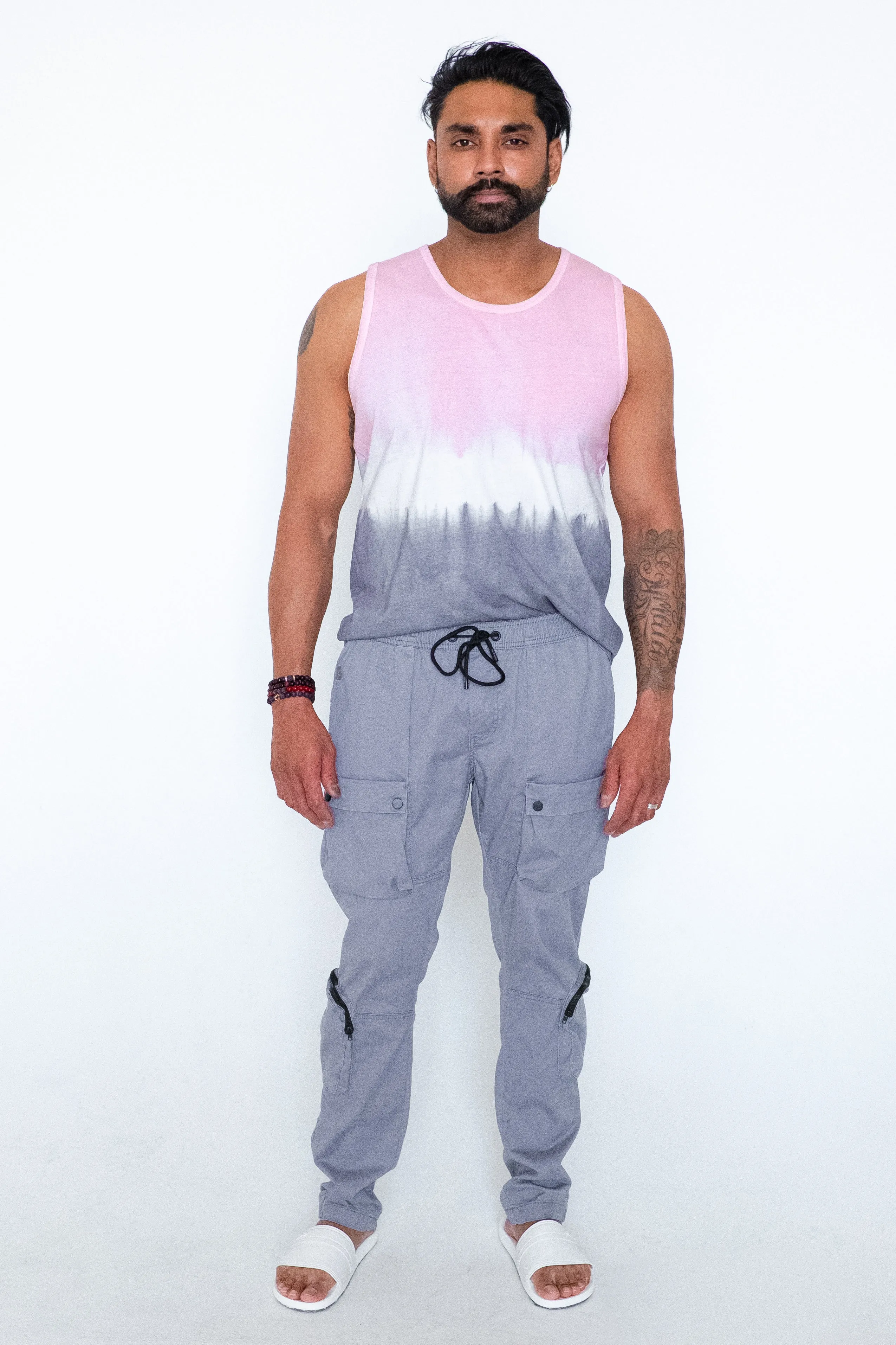 Coral Tie-Dye Tank
