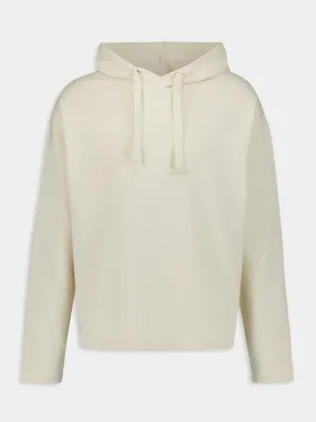 Cream Minimalist Hoodie