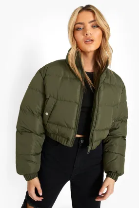 Cropped Puffer Jacket