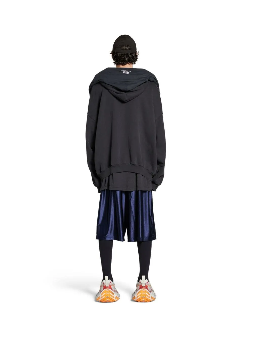 Dark Blue Incognito Zip-Up Hoodie