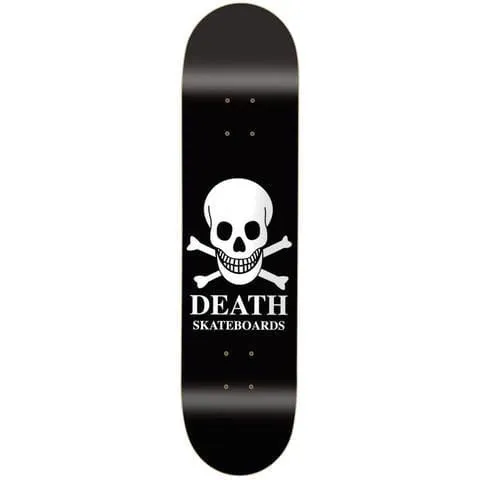 Death Skateboards OG Skull Black Skateboard Deck 8.5