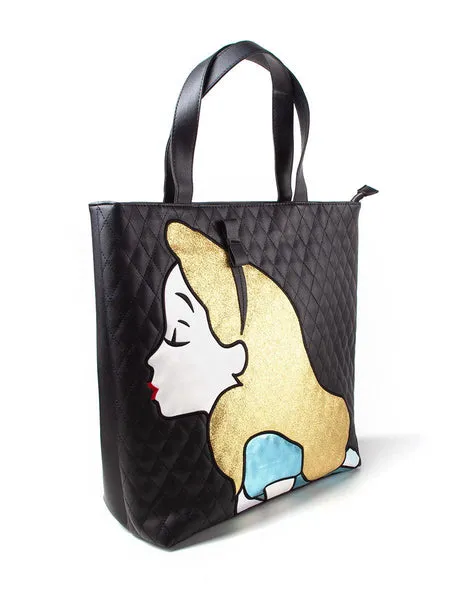 Disney Alice in Wonderland Quilted Tote Bag