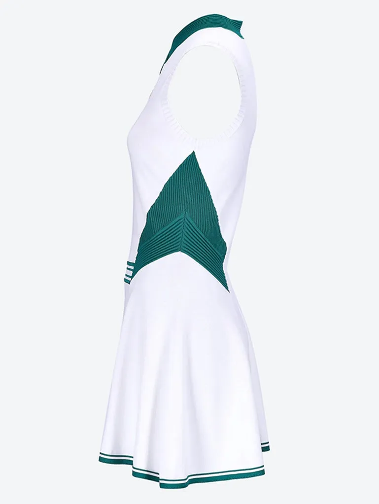 Draped nylon dress