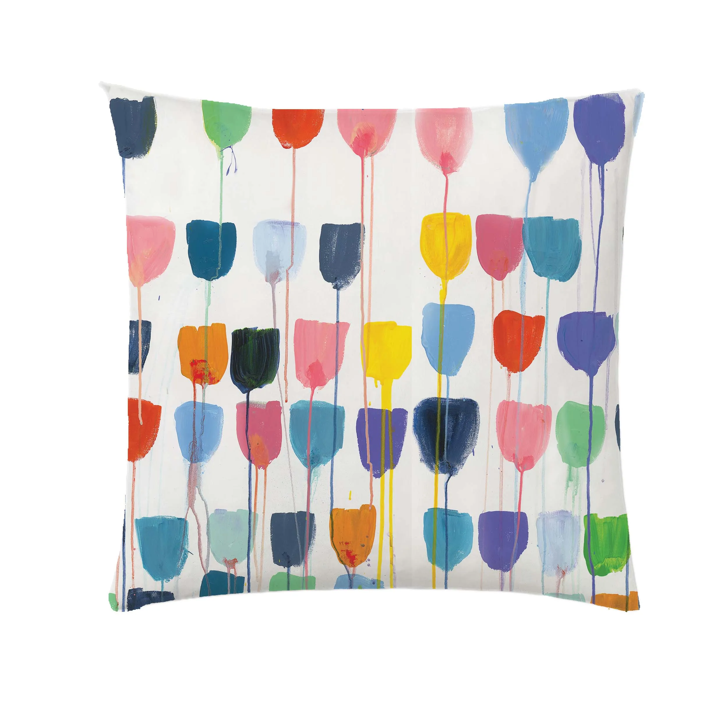 Drippy Tulips Pillow