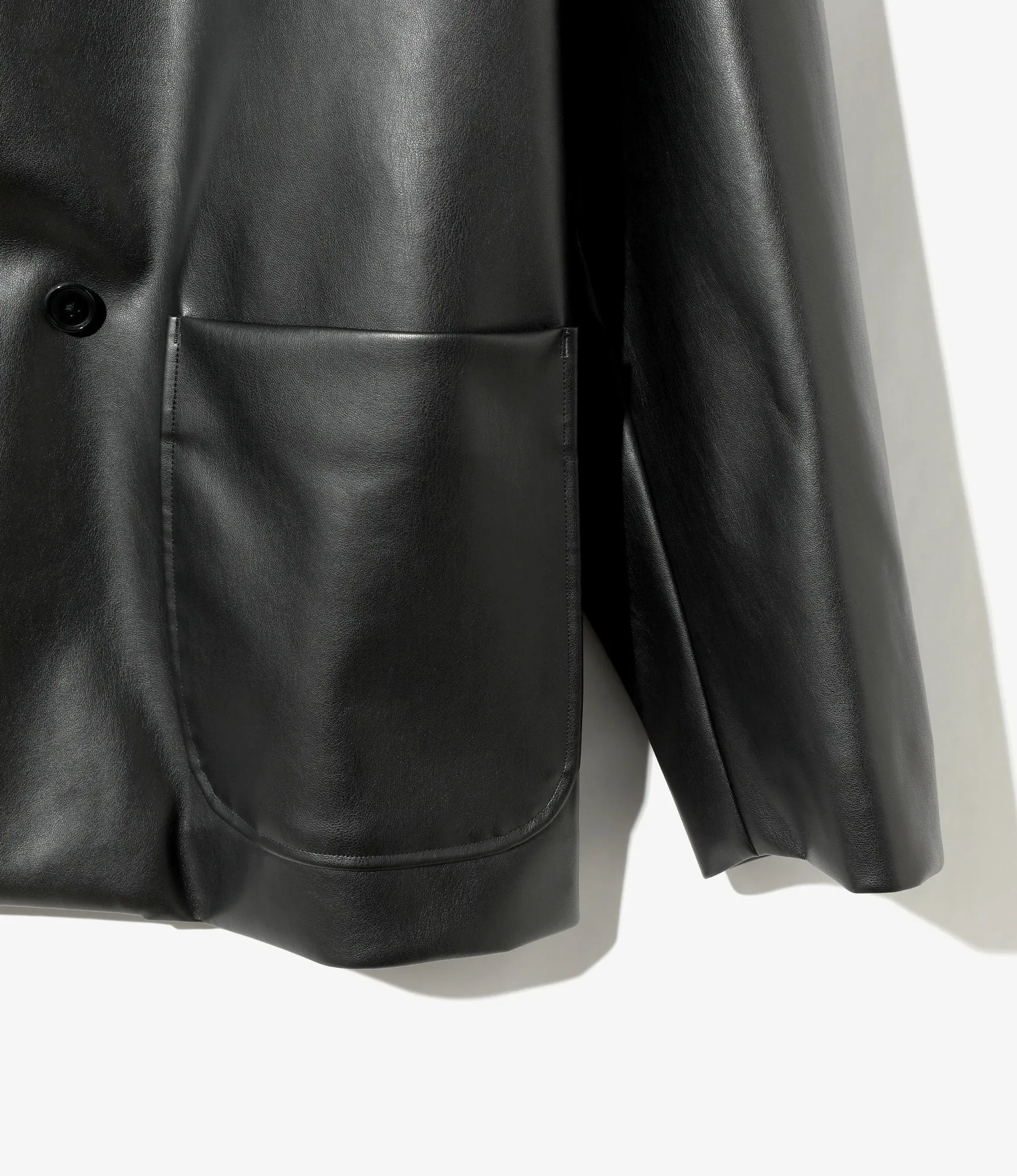 EZ Jacket –Black Synthetic Leather