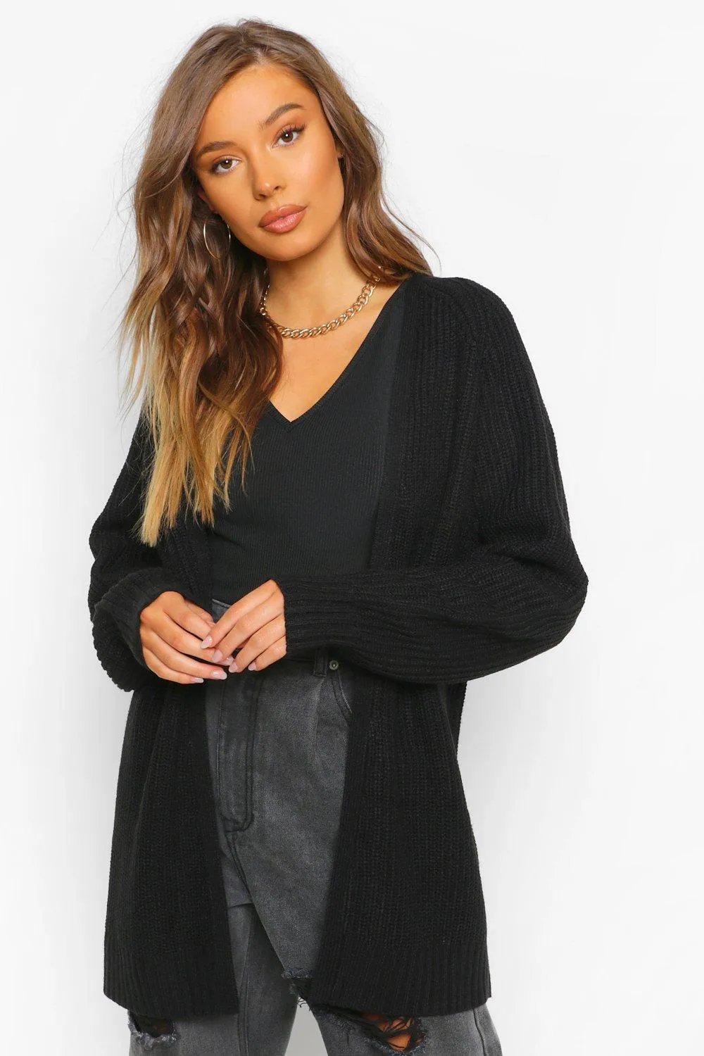 Fisherman Knit Cardigan