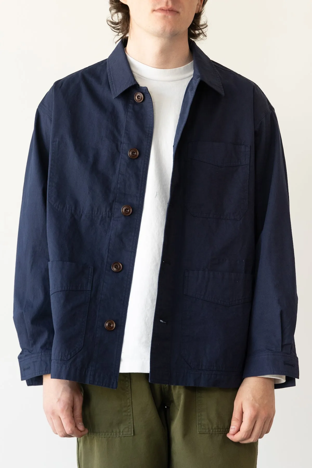 French Work Jacket - Navy