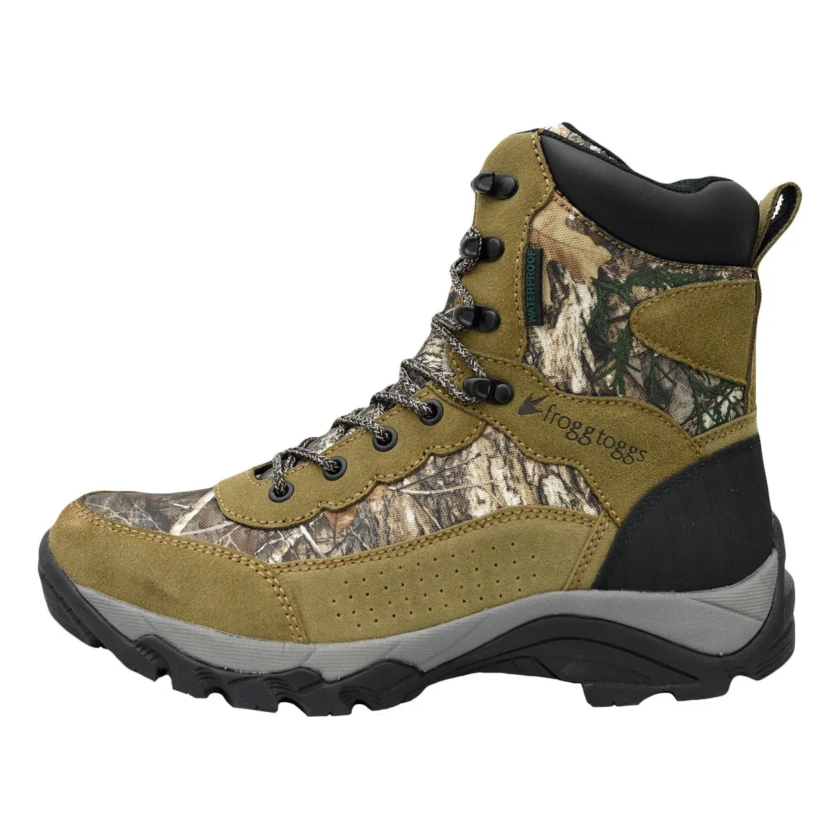 Frogg Toggs Mens Brown/Realtree Edge Bobbcat Lace-up Boot