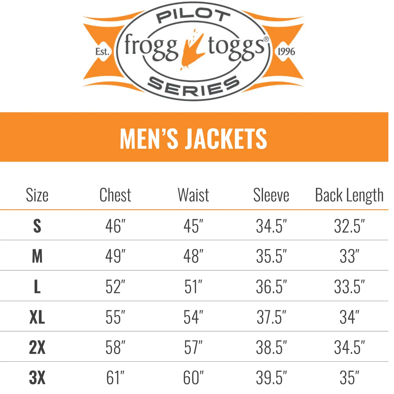 Frogg Toggs Mens Pilot ll Cruiser Jacket