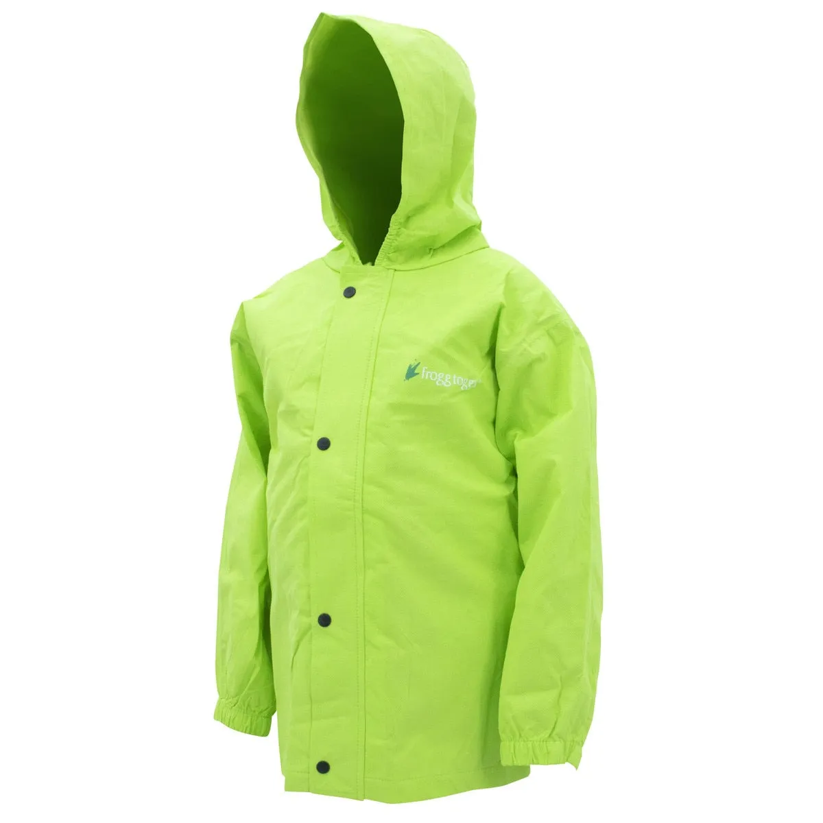 Frogg Toggs Youth Hi-Vis Lime Green Jacket Polly Woggs Waterproof Rain Suit