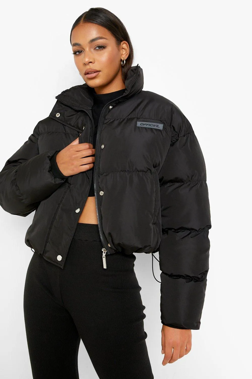 Funnel Neck Puffer Jacket