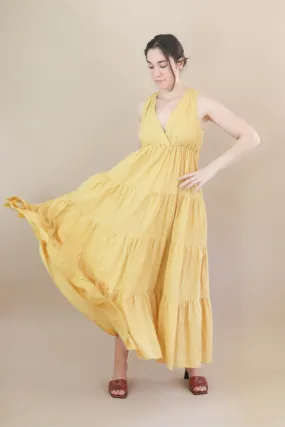 Gaia Dress - Yellow