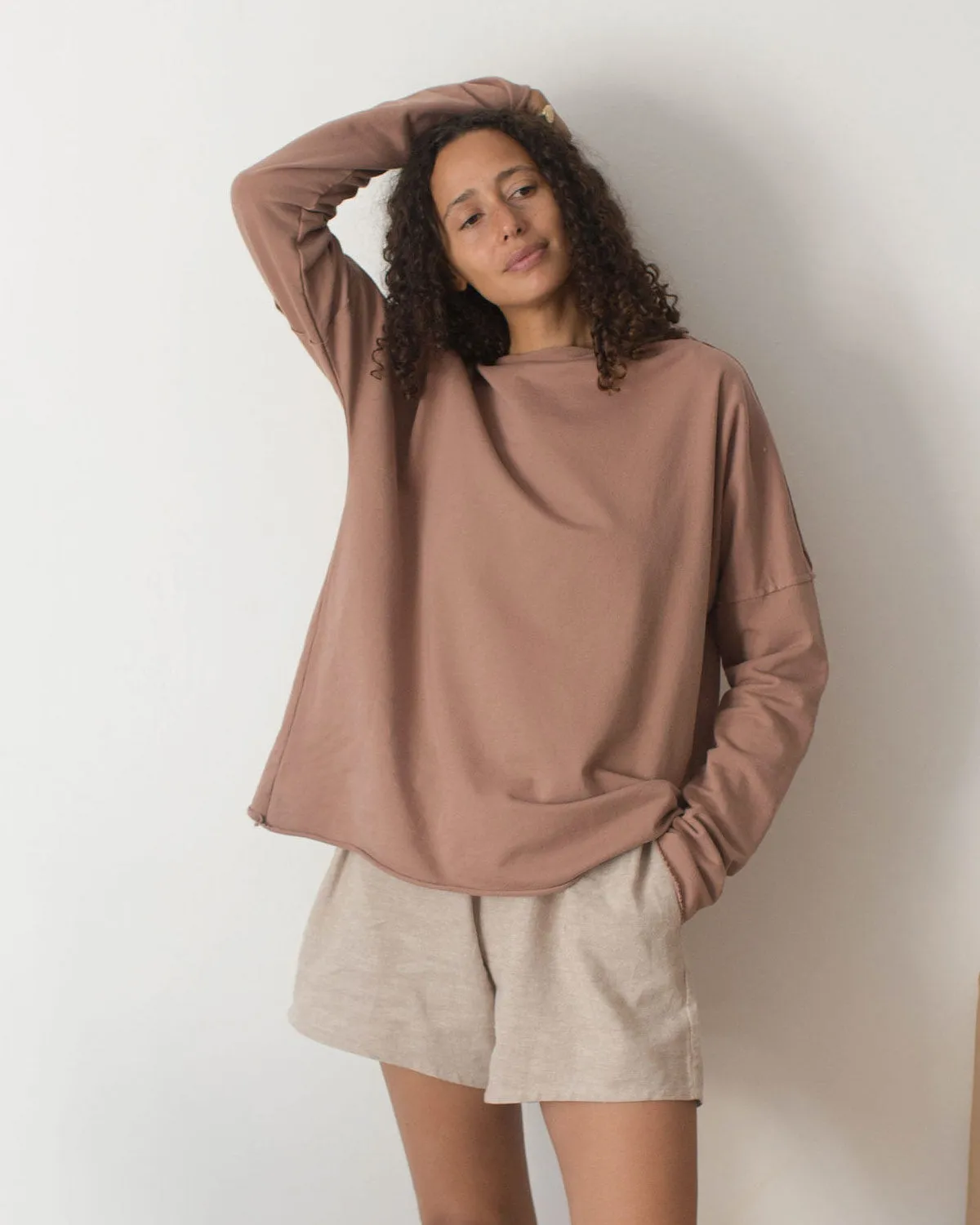 Gathered Woven Short