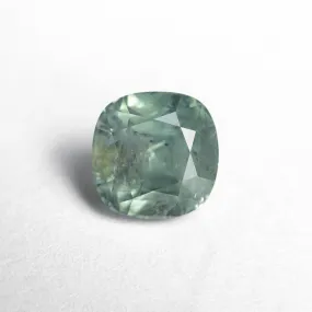 Green Brilliant Sapphire - 2.45ct Cushion