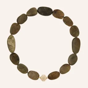 Helen Matte Green Tourmaline Necklace