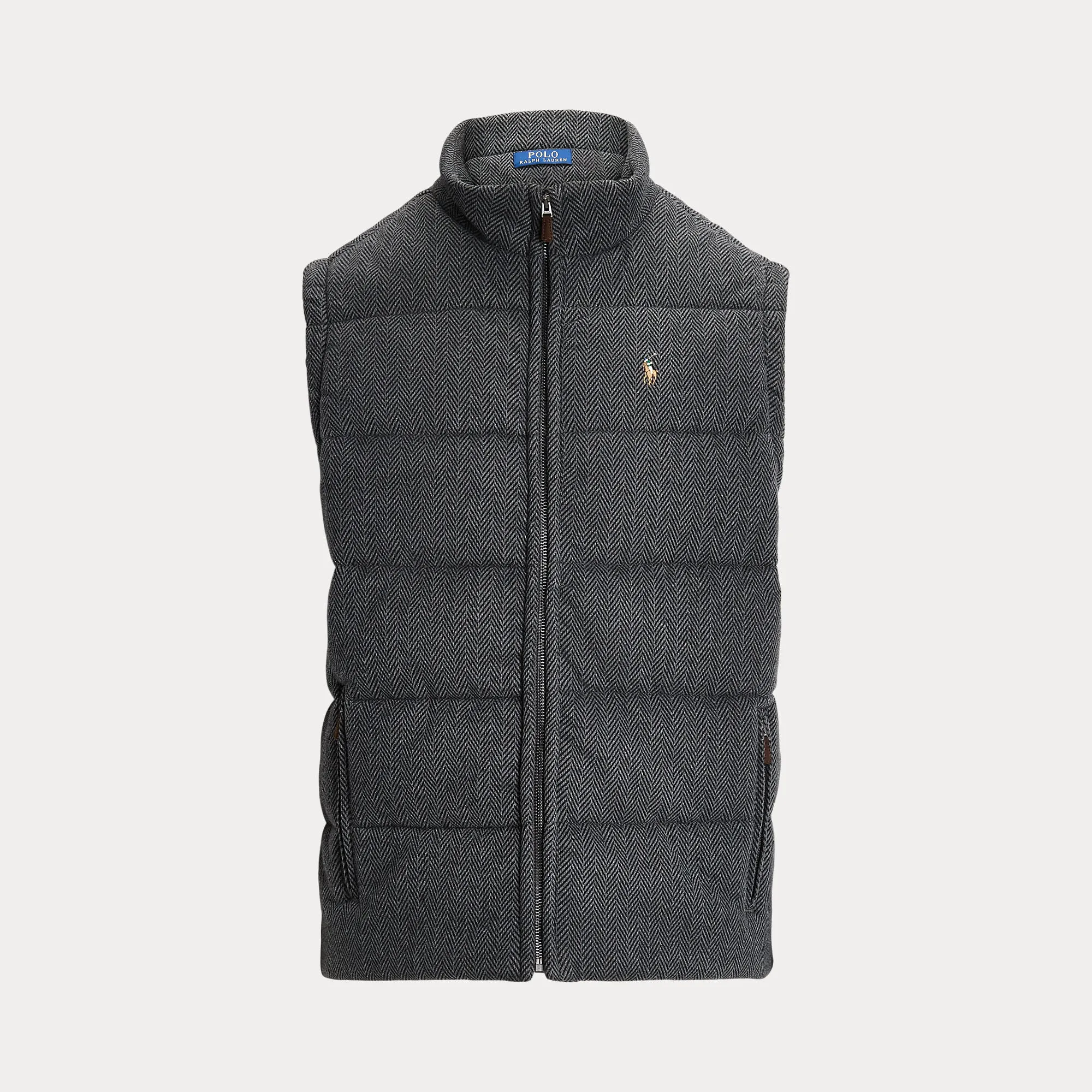 HERRINGBONE DOUBLE-KNIT VEST